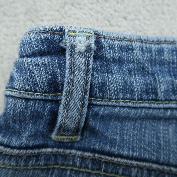 DKNY Jeans Women's 8S Blue Mid-Rise Bootcut Stretch Denim 28" Inseam Timeworn - Picture 3 of 16